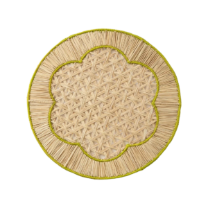 Iraca Petunia Chartreuse Charger