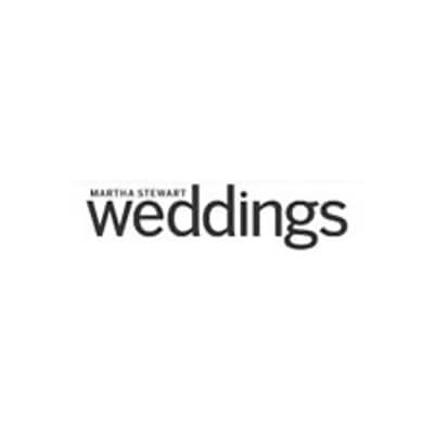 As Seen In Martha Stewart Weddings Logo