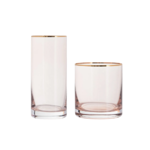 Chloe Gold Rimmed Blush Glassware.png
