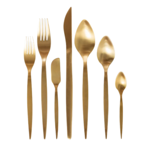 Celeste Matte Gold Flatware