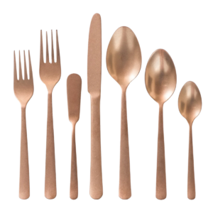 Oslo Distressed Copper Flatware