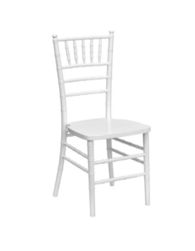 White Resin Chiavari Chair