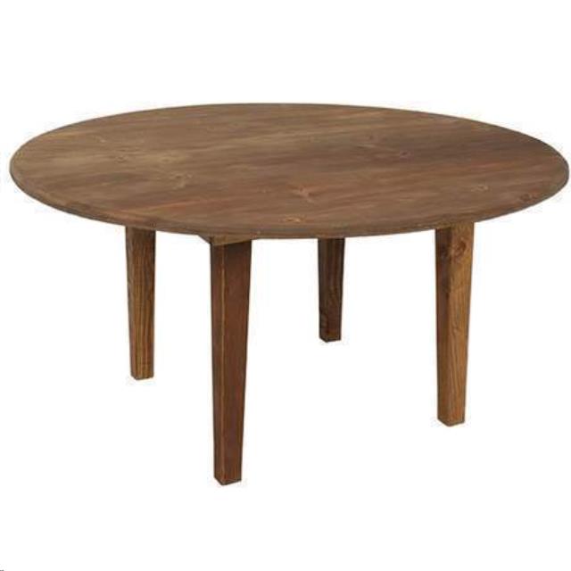 Fruitwood Farm Table, 60" Round