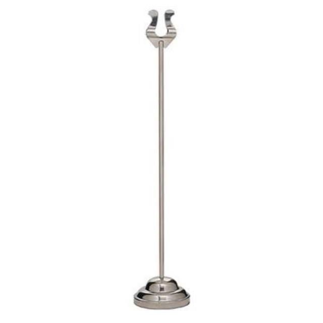 Stainless Steel Harp Number Stand 12"