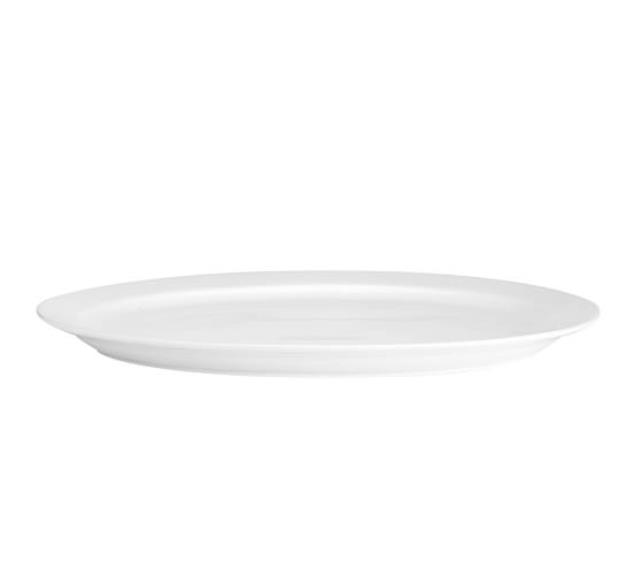 White Oval Platter 22"