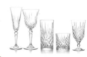 Melodia Glassware Pattern
