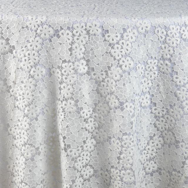 Floral Lace White