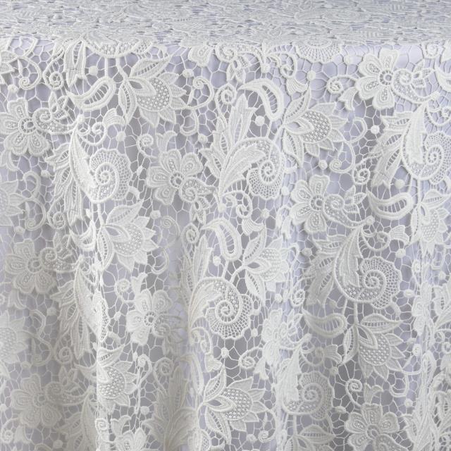 French Lace White