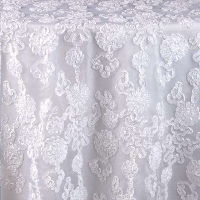 White Organza Ribbon Sheer