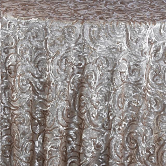 Swirl Sequin Champagne