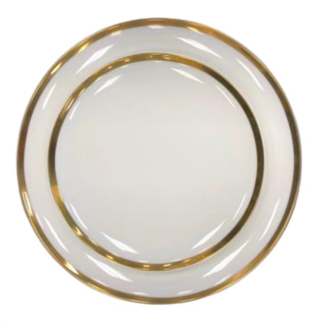 White Coupe with Gold Band