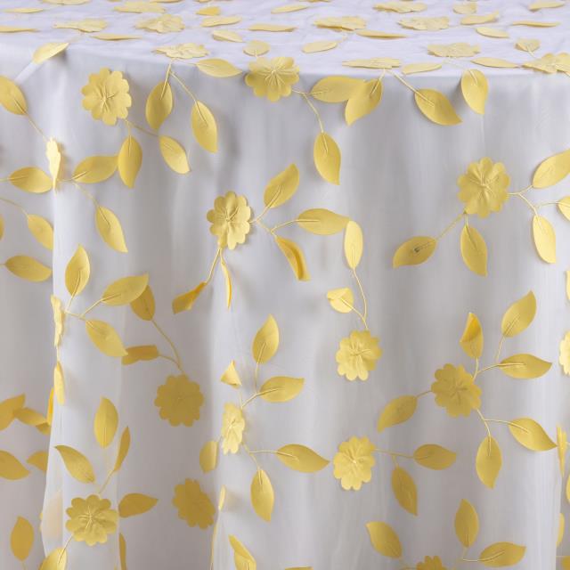 Applique Sheer Yellow