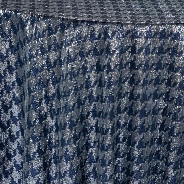 Houndstooth Sequin Midnight/Platinum