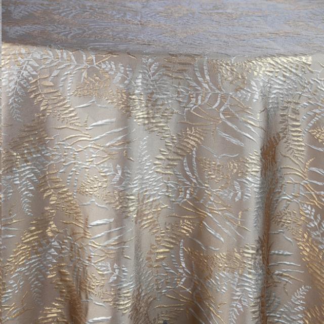 Jacquard Leaves Gold