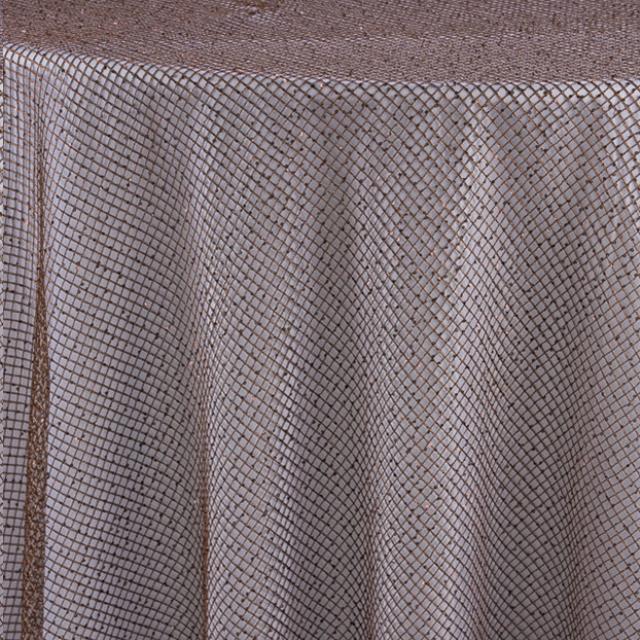 Netting W/ Sequin Copper