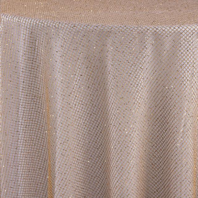 Netting W/ Sequin Gold