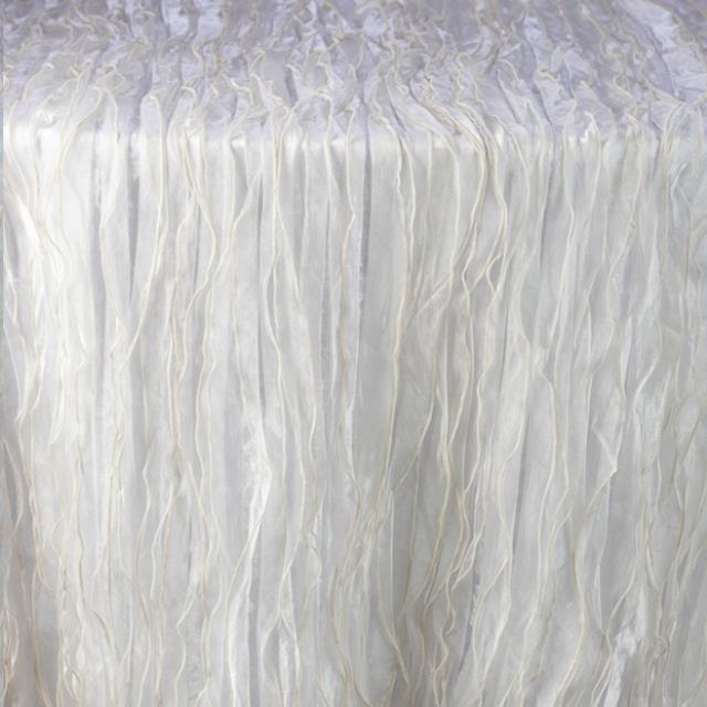 Organza Wave Ivory