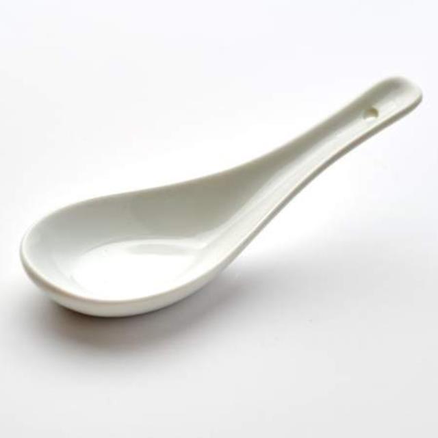 White Asian Spoon