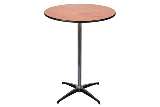 Pedestal Table, 30" Round x 42" High