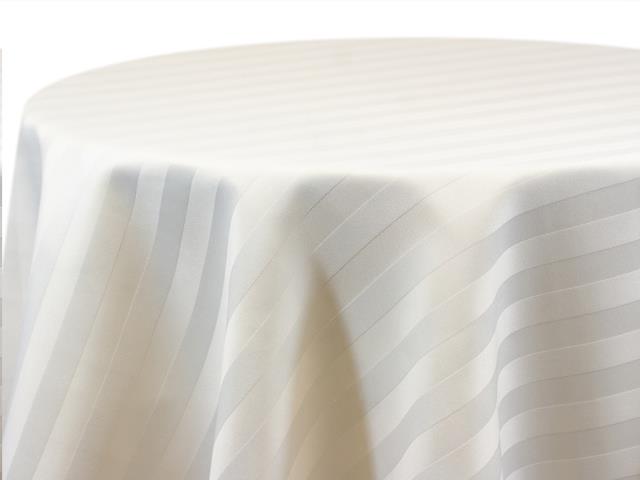 Ivory Polyester Stripe