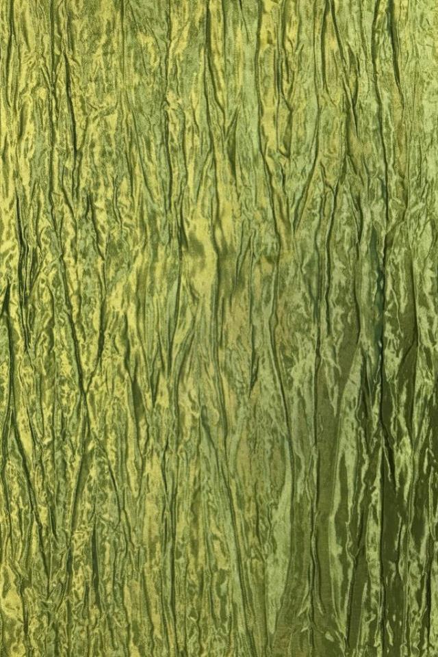 Crinkled Matte Taffeta - Olive