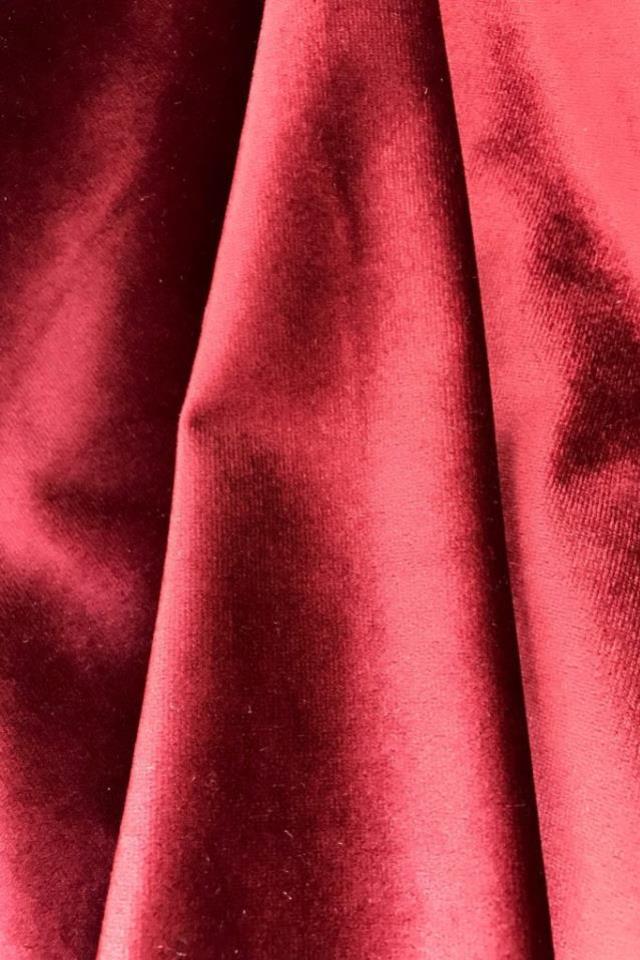 Velvet Linen - Burgundy
