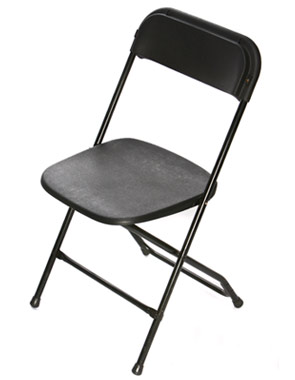 Black Samsonite Folding Chair