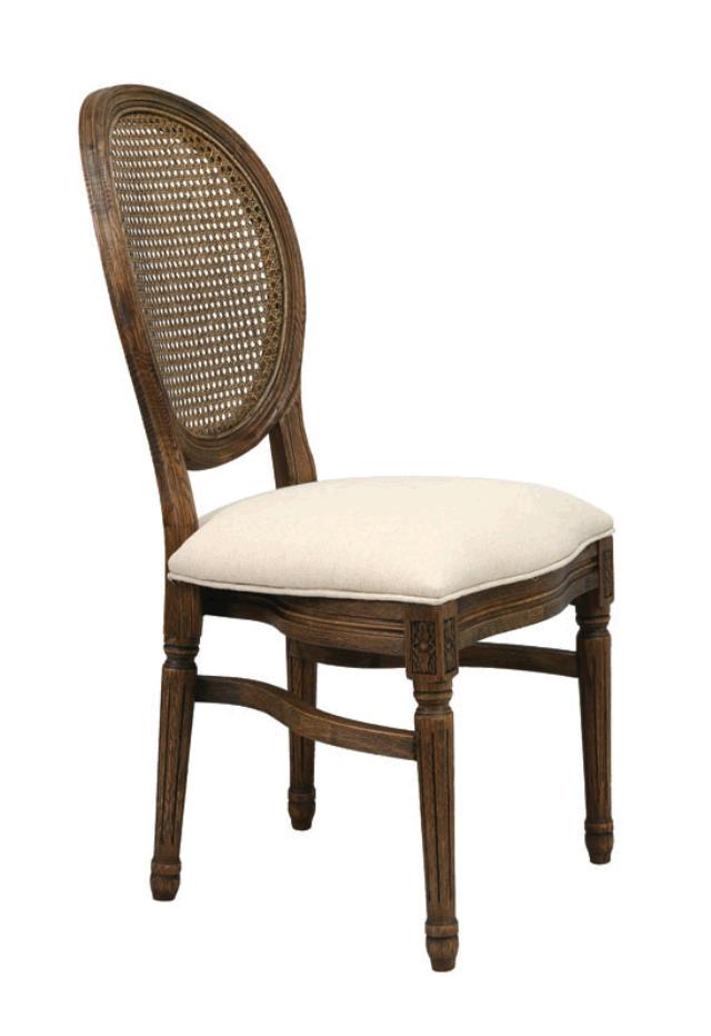 Drifting Antique Louis Chair with Round Back