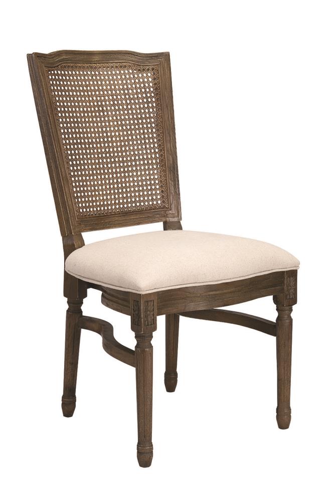 Drifting Antique Louis Chair with Square Back