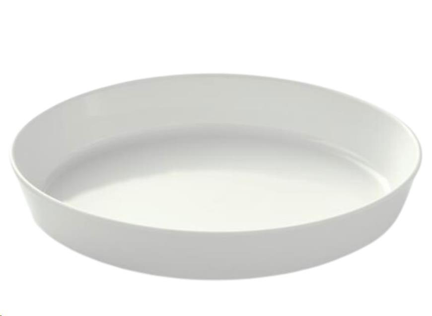 White Baker Oval Porcelain Serving Dish 15.5"