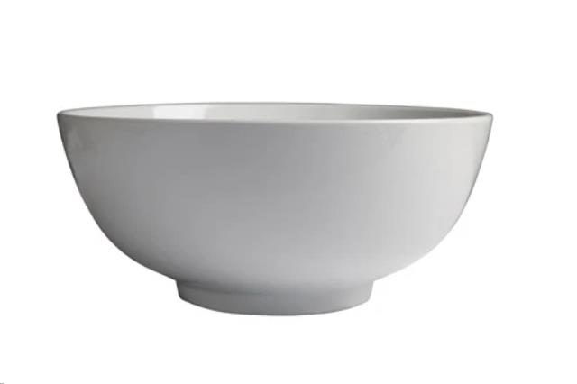 White Porcelain Serving Bowl 16"