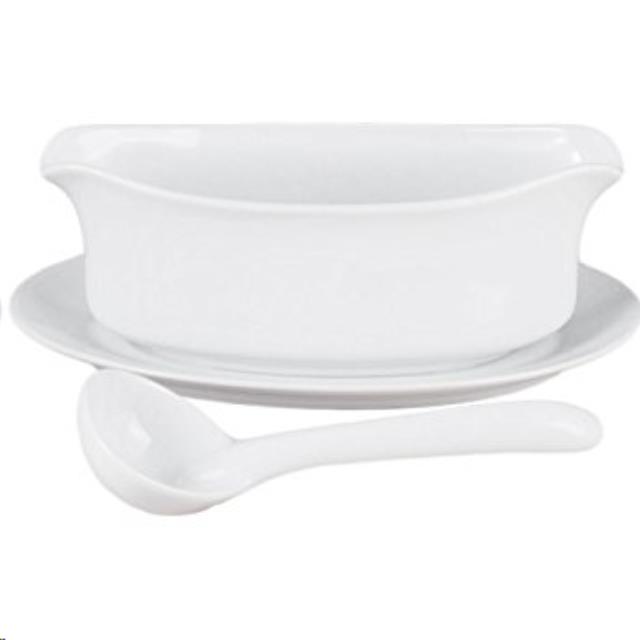 White Porcelain Gravy Boat