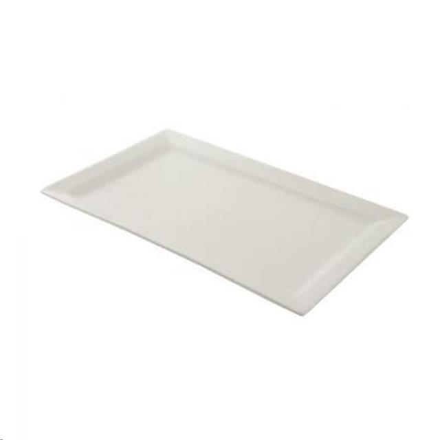 White Porcelain Platter 17.75"
