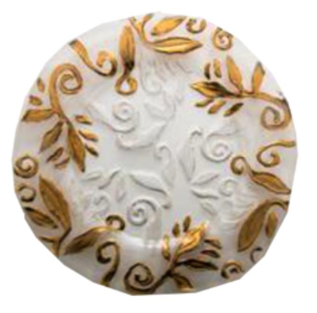 Alma Gold Floral Charger 12.5"