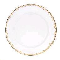 Gold Fleur Charger 12"