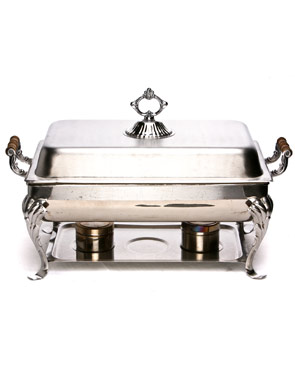 Stainless Steel Rectangular Chafer with Lid 8 qt