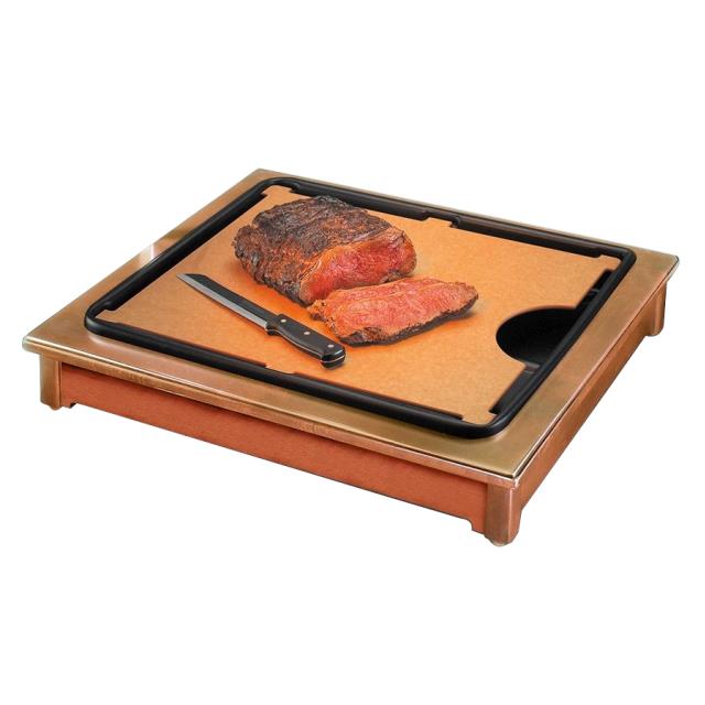 Wood Carving Board with Drip Tray