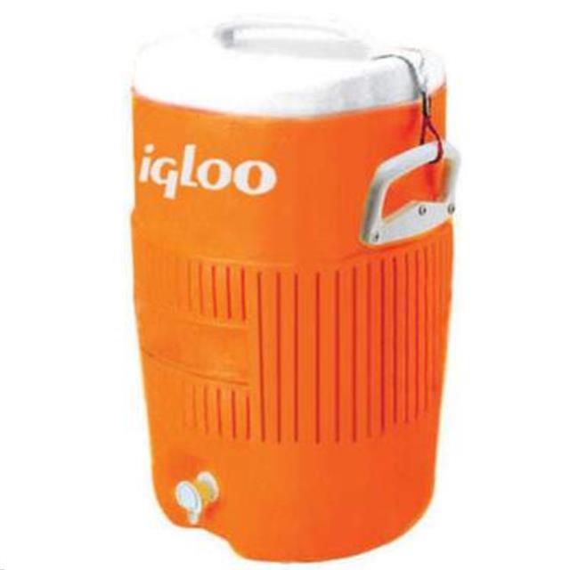 Orange Beverage Cooler 5 Gal
