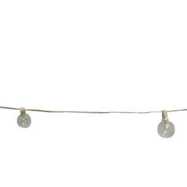 White Bistro Light Strand 50'