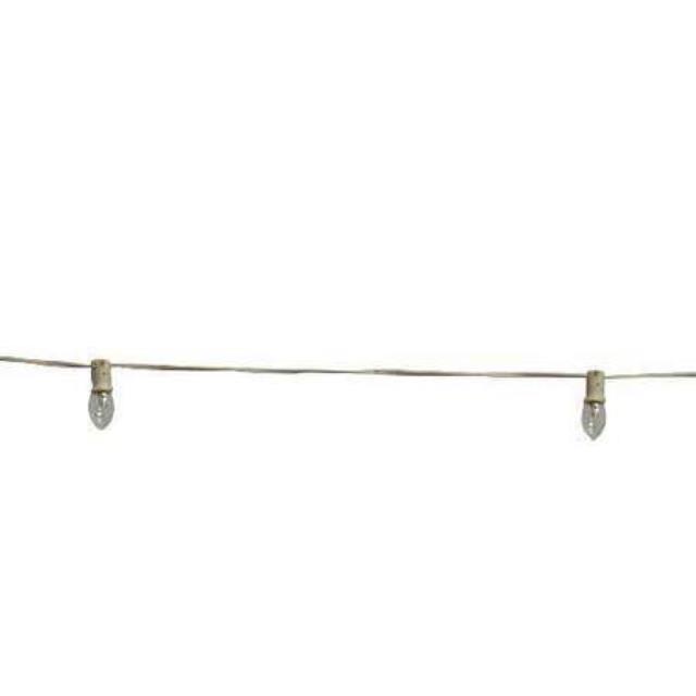 White Dixie Light Strand 50'