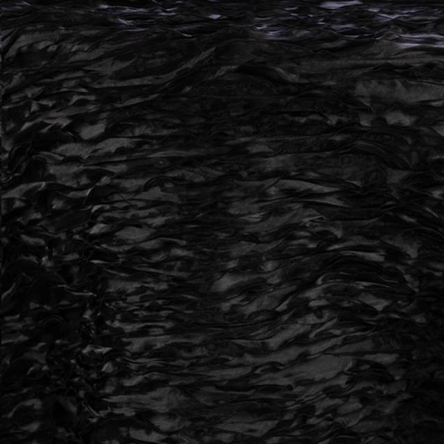 Black Organza Wave Pillow 18X18