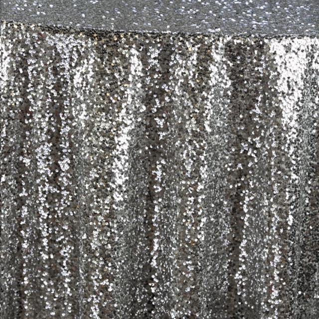 Silver Sequin Pillow 18X18