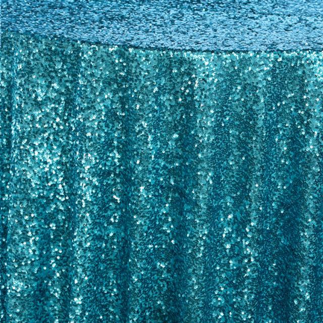Turquoise Sequin Pillow 18X18