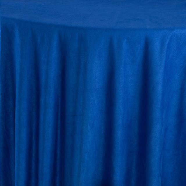 Royal Blue Suede Pillow 18"X18"