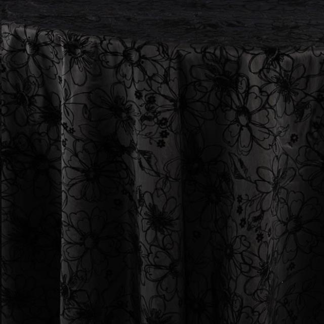 Black Valencia Pillow 24X24