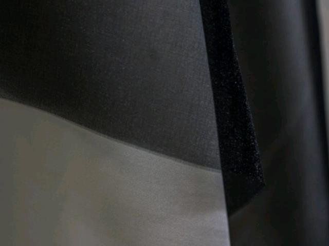 Black Organza Sash