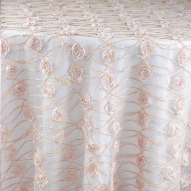 Blush Amazing Tulle Flowers Cuff