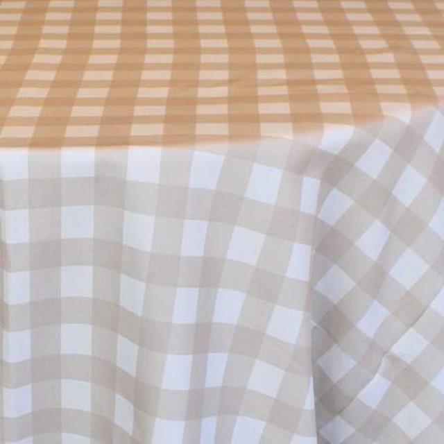 Beige Buffalo Check Napkin 20" x 20"