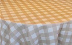 Beige Buffalo Check Cuff