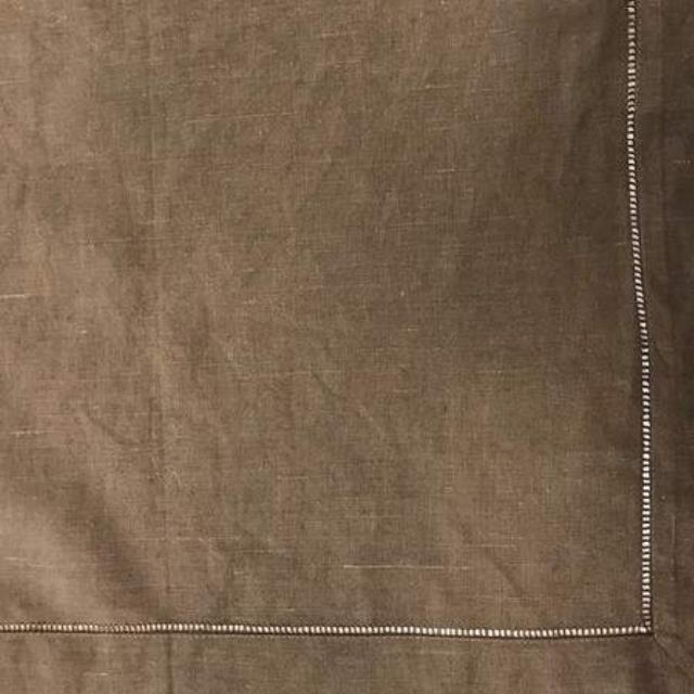 Dark Chocolate Hemstitch Napkin  20" X 20"